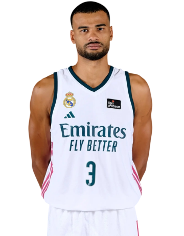 Camiseta Real Madrid Basket 1ª Equipación JR. 2026-27 # 3 LUWAWU-CABARROT#