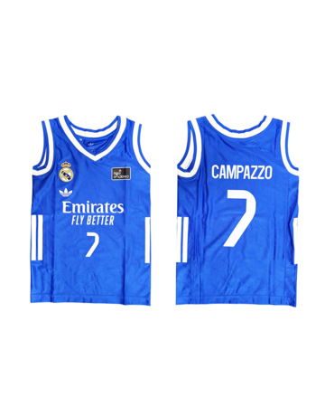 Camiseta Real Madrid Basket 3ª Equipación JR. 2025-26 # 7 CAMPAZZO #