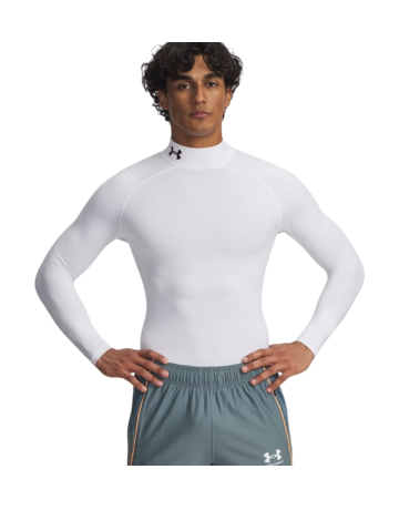 UA ColdGear® Armour Compression "White" T-Shirt
