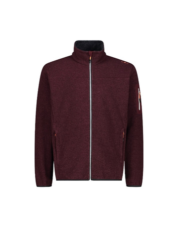 Campagnolo Männer Jacquard Knit-Tech Fleece "Burgundy"