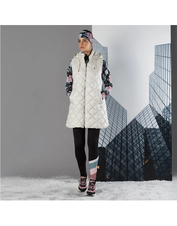 Campagnolo Ärmelloser gepolsterter Mantel "Gesso"