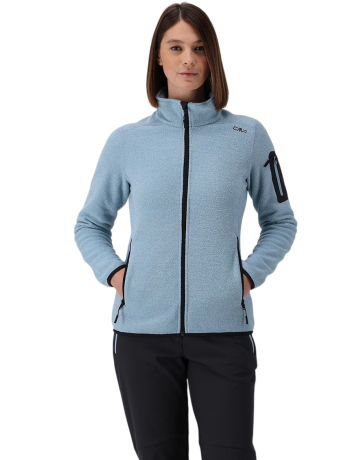 Campagnolo Women's mélange Knit-Tech heavy fleece "Cool Blue"