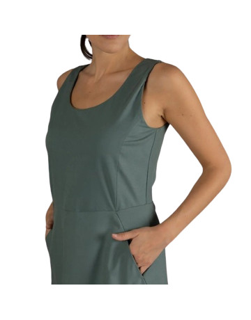 Campagnolo Damen Stretch Stoff Skater Kleid "Salvia"