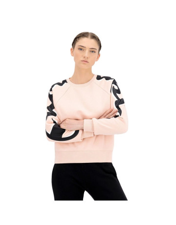 Champino Wn ́s Legacy Layered Script Logo Ärmel Pullover "Rose Tane"