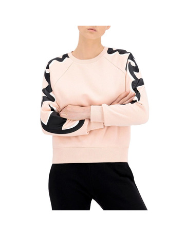 Champino Wn ́s Legacy Layered Script Logo Ärmel Pullover "Rose Tane"