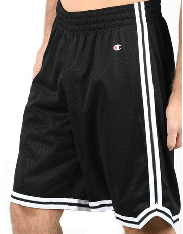Champion Legacy Basketball Stripe Band Detail Shorts "Schwarz"