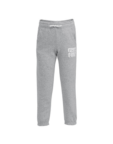 Champion Athletic Kids Logo Elastische Manschettenhose (Medium Grey)