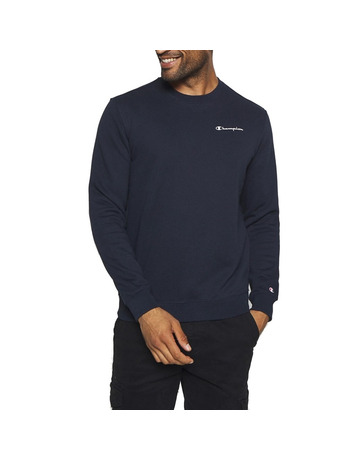 In den Einkaufswagen Champion Legacy Small Script Logo Crewneck Sweatshirt "Navy" Champion Legacy Small Script Logo Crewneck Sweatshirt "Navy"