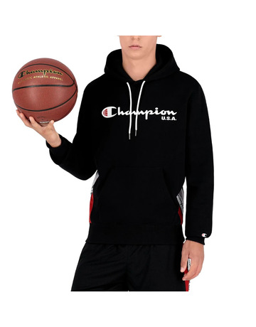 In den Einkaufswagen Champion Basketball USA Script Logo Tap Fleece Hoodie "Black" Champion Basketball USA Script Logo Tap Fleece Hoodie "Black"