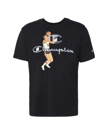 Champion Basketball Vintage 1P Script Logo T-Shirt "Black"