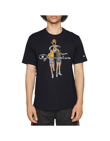 Champion Basketball Vintage 2P Script Logo T-Shirt "Black"