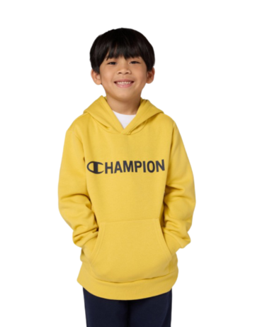 Champion BOYS' FLEECE HOODED SWEATSHIRT GRAPHIC "YELLOW"