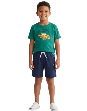 Champion Boys’ T-Shirt and Shorts Set "Green and Navy"
