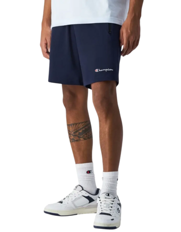 Champion Classic Icon Zipper Pockets Logo Bermuda "Navy"