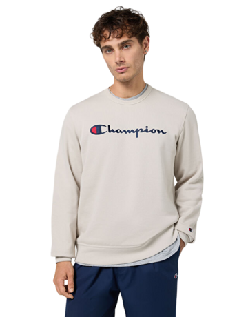 In den Einkaufswagen Champion bestickt Big Logo Crewneck Sweatshirt "Beige" Champion bestickt Big Logo Crewneck Sweatshirt "Beige"