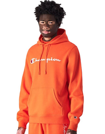 Champion bestickt Big Logo Fleece Hoodie "Orange"