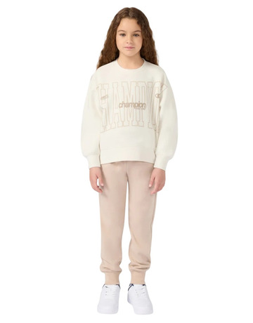 In den Einkaufswagen Champion Girls Fleece Sweatsuit with Ribbed Cuffs "Cream" Champion Girls Fleece Sweatsuit with Ribbed Cuffs "Cream"
