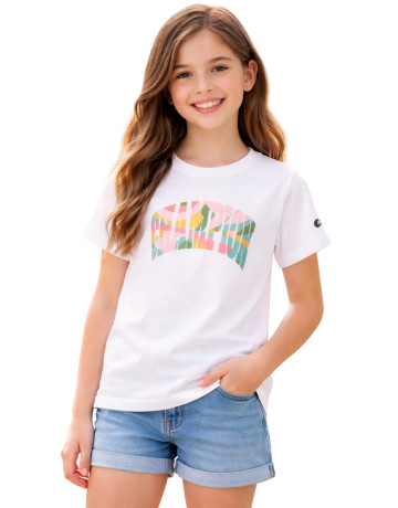 Champion Girls Graphi Tee "White-multicolored"