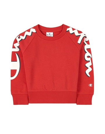 In den Einkaufswagen Champion Girls Legacy Logo Crewneck Sweatshirt "Red" Champion Girls Legacy Logo Crewneck Sweatshirt "Red"