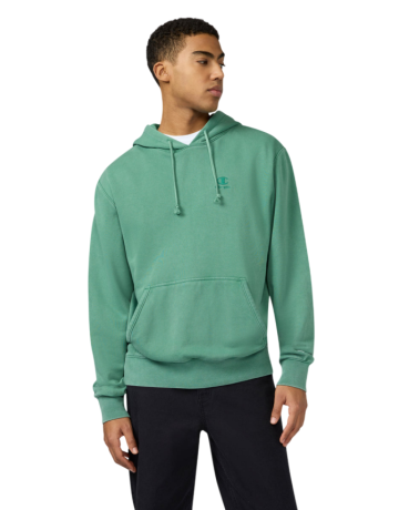 Champion Hooded Sweatshirt Washed Effect Icons bright "Green"