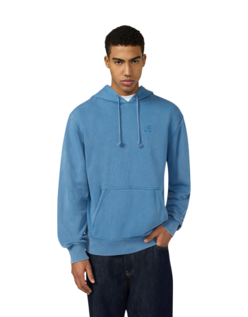 Champion Hooded Sweatshirt Washed Effect Icons bright "sky blue"