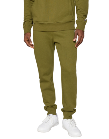 Champion Icon Pocket Zip Rib Cuff Fleece Slim Fit Pants "Green"