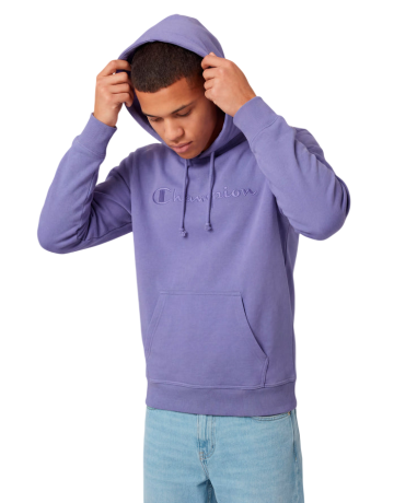 Champion Icons Men's Lightweight Hoodie with Embroidered Logo "Lilac"