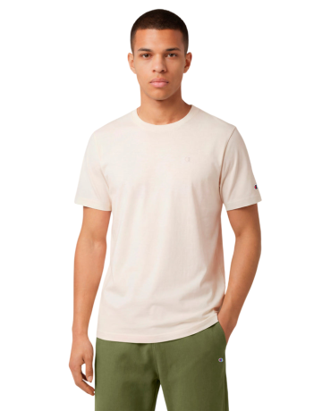 Champion Icons Men’s T-Shirt with Small C Embroidery Logo "Cream"