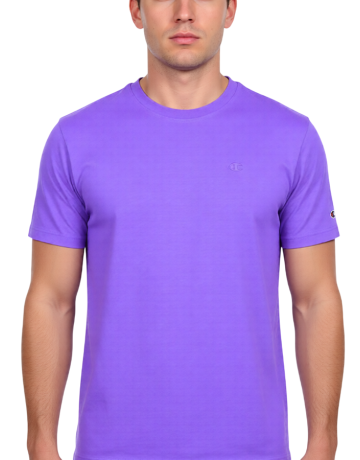 Champion Icons Men’s T-Shirt with Small C Embroidery Logo "Lilac"