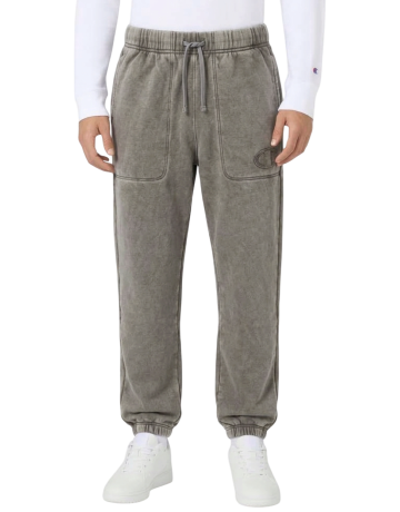 Champion Icons Men’s Washed Fleece Pants with Elastic Cuff "Dark Grey"