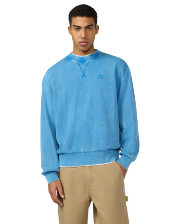 Champion Icons Men’s Washed Lightweight Crewneck Sweatshirt "Blue"