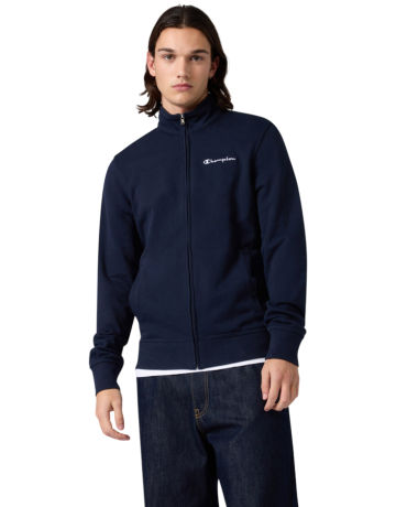 Champion Icons Small Embroidered Logo Hoodie Fleece Full-Zip "Navy"