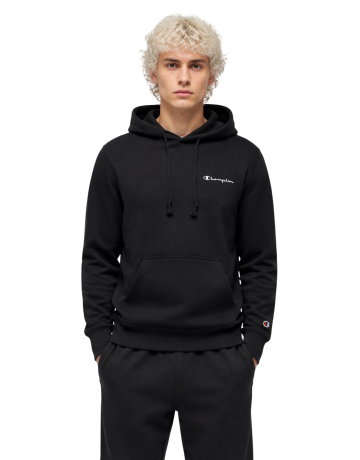 Champion Icons Small Embroidered Logo Hoodie Standar Fit "Black"