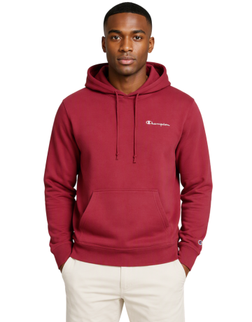 Champion Icons Small Embroidered Logo Hoodie Standar Fit "Burgundy"