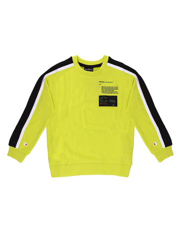 Champion Kids Basketball Neon Sport Sweat Crewneck "GreenYellow"