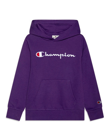 In den Einkaufswagen Champion Kids Großes Logo Fleece Hoodie "Dark Purple" Champion Kids Großes Logo Fleece Hoodie "Dark Purple"