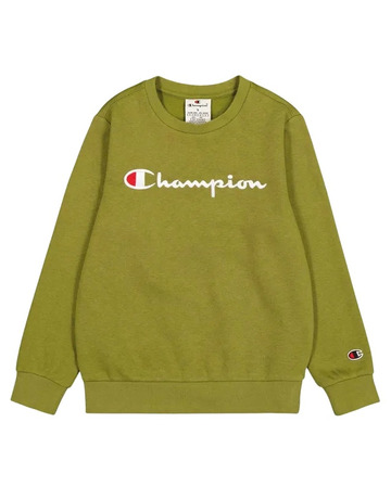In den Einkaufswagen Champion Kids Big Logo Fleece Sweatshirt "Green Olive" Champion Kids Big Logo Fleece Sweatshirt "Green Olive"