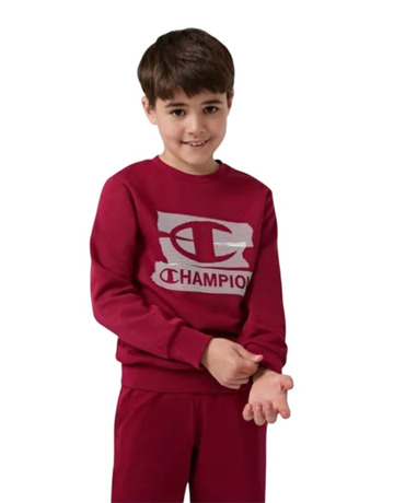 In den Einkaufswagen Champion Kids Graphic Crew Neck Sweatshirt "Red" Champion Kids Graphic Crew Neck Sweatshirt "Red"