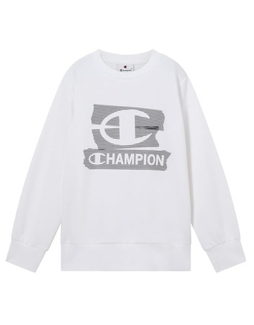 In den Einkaufswagen Champion Kids Graphic Crew Neck Sweatshirt "White" Champion Kids Graphic Crew Neck Sweatshirt "White"