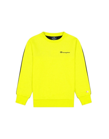 In den Einkaufswagen Champion Kids Legacy Script Logo Crewneck Sweatshirt "Yellow" Champion Kids Legacy Script Logo Crewneck Sweatshirt "Yellow"