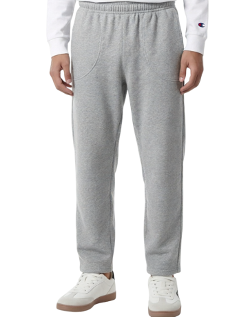 Champion Kids Loose-Fit Straight Hem Fleece 3/4 Baggy Pants "Medium Grey"