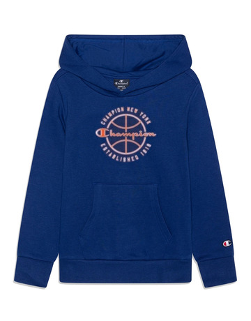 In den Einkaufswagen Champion Kids Modern Basketball Big Logo Hoodie "Blue" Champion Kids Modern Basketball Big Logo Hoodie "Blue"