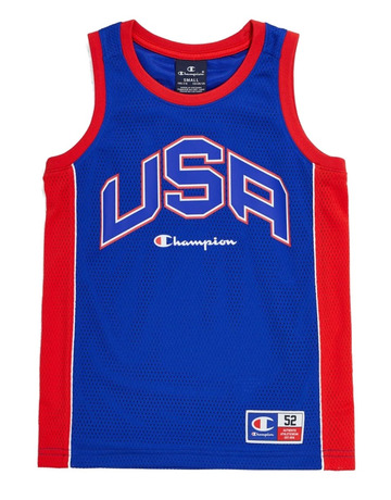 In den Einkaufswagen Champion Kids Sport Lifestyle Basketball USA Mesh Tank Top "Nautical Blue" Champion Kids Sport Lifestyle Basketball USA Mesh Tank Top "Nautical Blue"