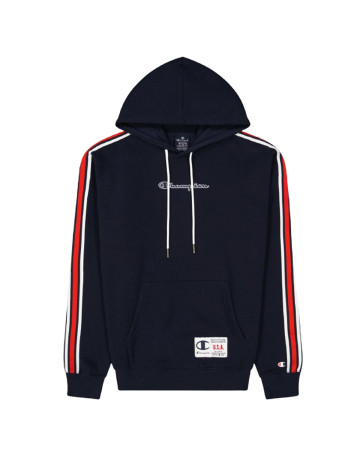 Champion Legacy Basketball Kontrast Details Fleece Hoodie "Navy"