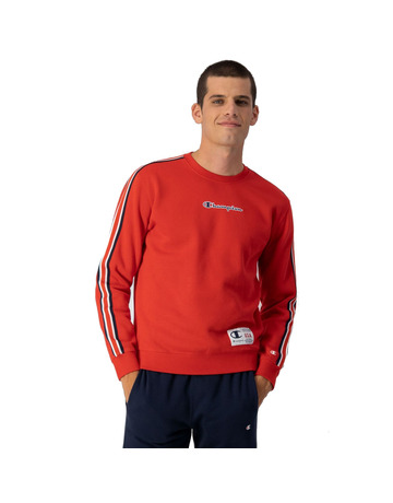 Champion Legacy Basketball Kontrast Details Fleece Sweatshirt "Red"