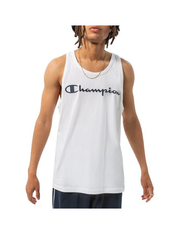 In den Einkaufswagen Champion Legacy Kontrast Scrip Logo Tank Top "Weiß" Champion Legacy Kontrast Scrip Logo Tank Top "Weiß"