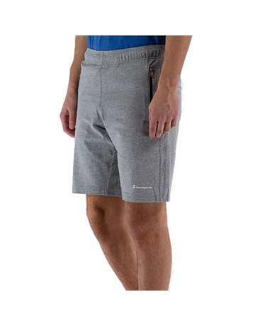 Champion Legacy Baumwolle Zip Pocket Script Logo Short "Grey"