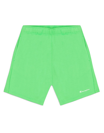 Champion Legacy Script Logo Power Blend Französisch Terry Bermuda "Lime Green"