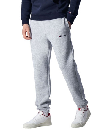 Champion Legacy Slim Fit Scrip Logo Bestickte elastische Manschettenhose "Gray"