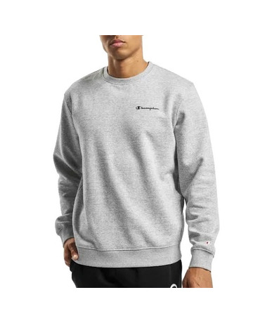 Champion Legacy Small Script Logo Crewneck Sweatshirt "Light Grey"